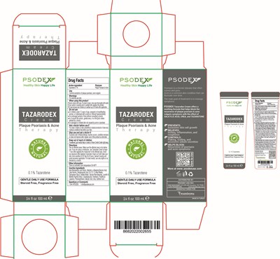 Package (Tazarodex Cream Plaque Psoriasis And Acne)